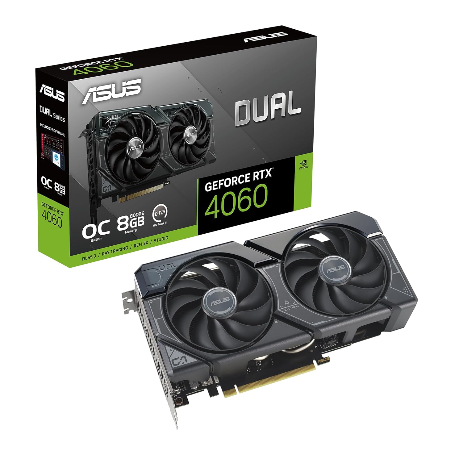 ASUS Dual GeForce RTX™ 4060 EVO 8GB GDDR6