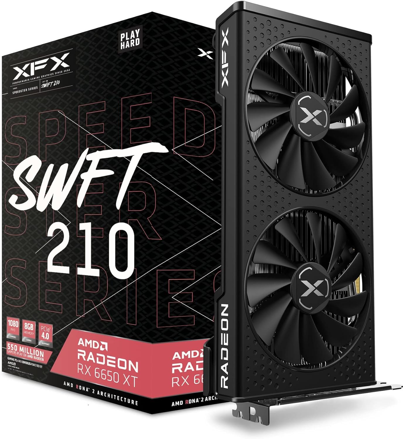 XFX Speedster SWFT 210 AMD Radeon™ RX 6650 XT 8GB